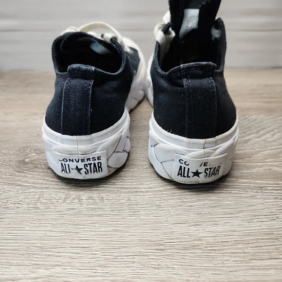 WOMENS CONVERSE CHUCK TAYLOR LIFT CABLE OX PLATFORM SIZE 6.5 568894C - Picture 4 of 10